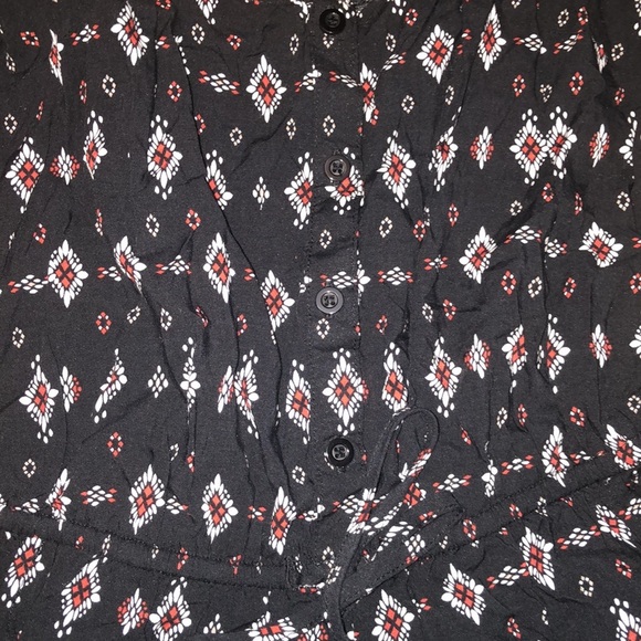 Bajee Collection Black Diamond Print Romper - Picture 4 of 4